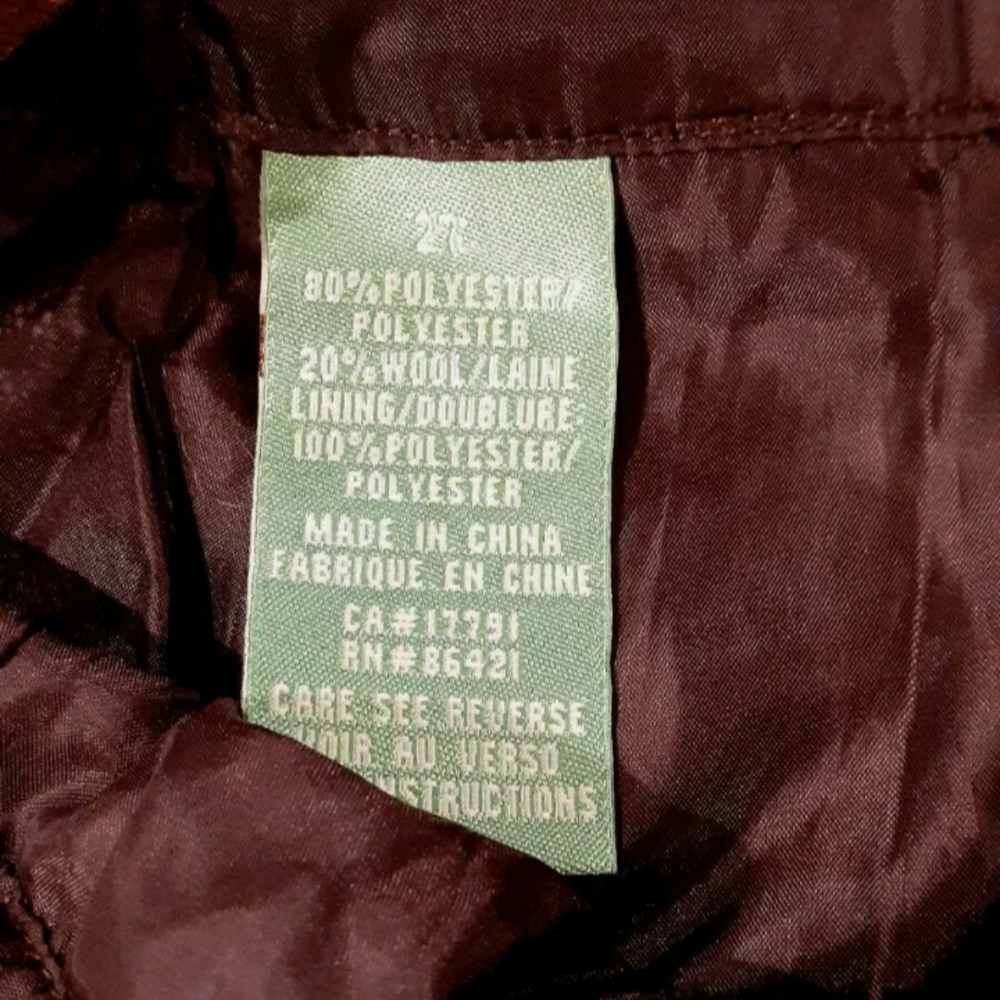 Industry pleated Wrap skirt, size Small. Brown - Picture 10 of 12